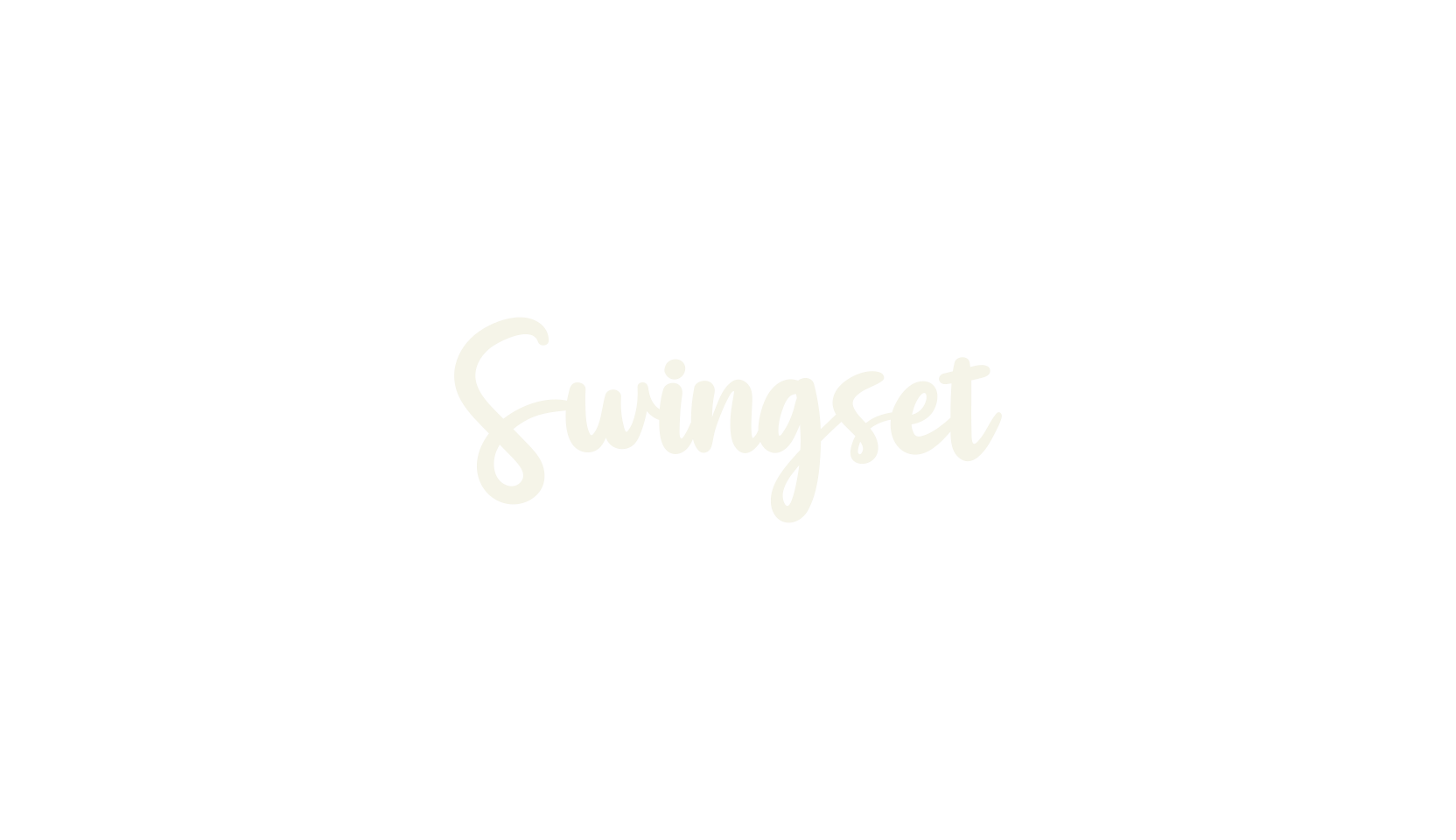 Swingset, calligraphy font preview