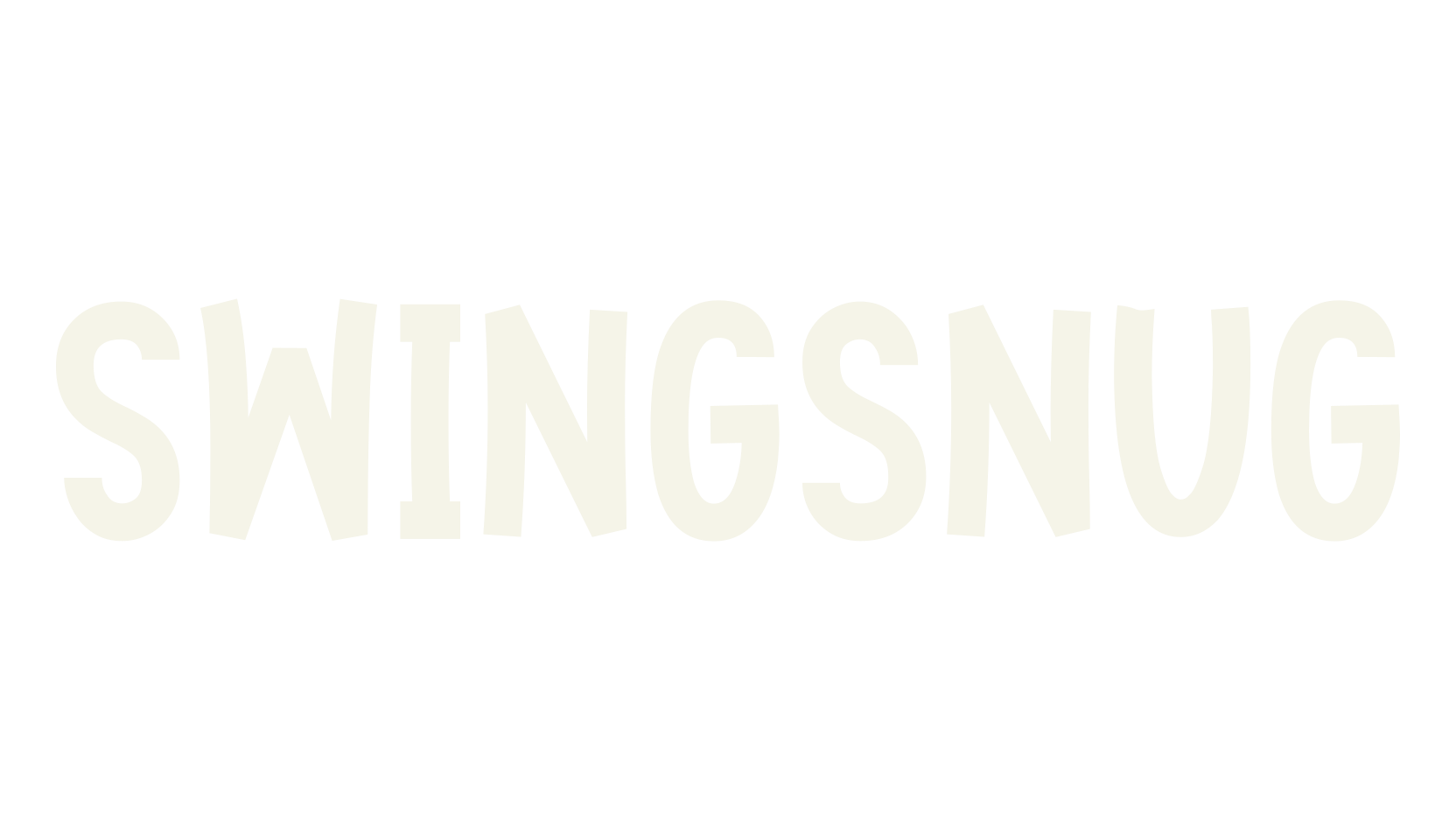 Swingsnug, display market font preview