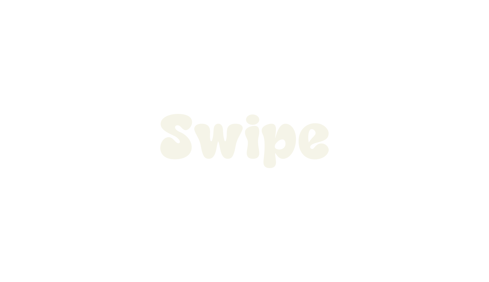 Swipe, groovy font preview