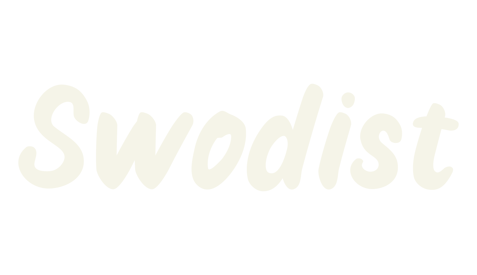 Swodist, paintbrush font preview