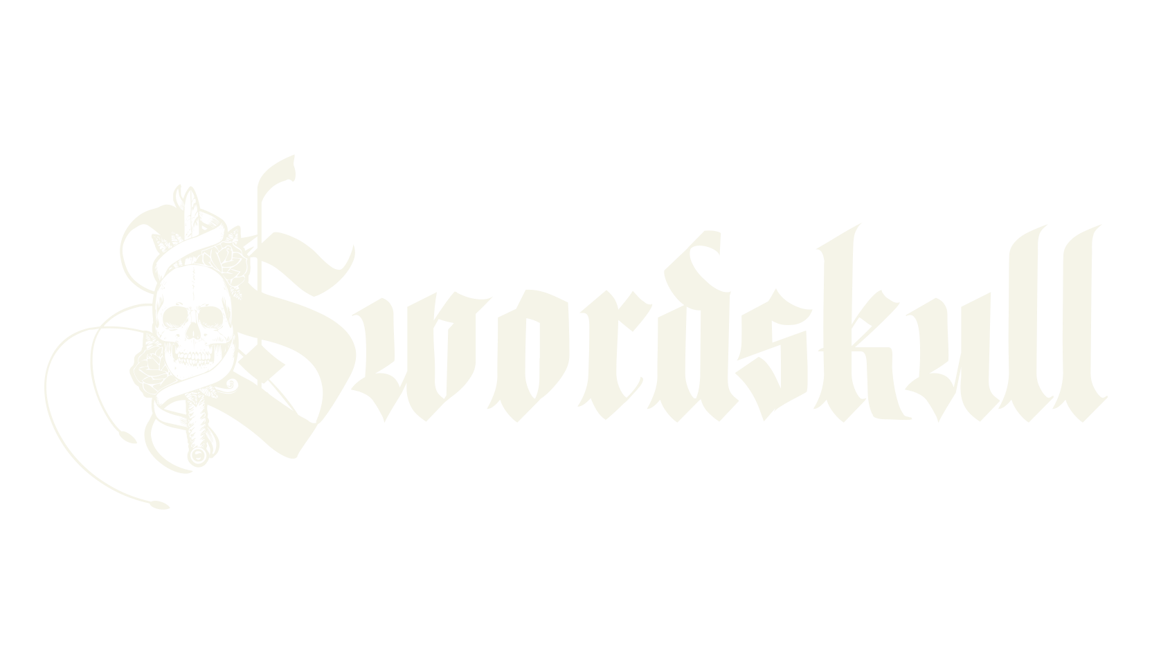 Swordskull, fantasy font preview