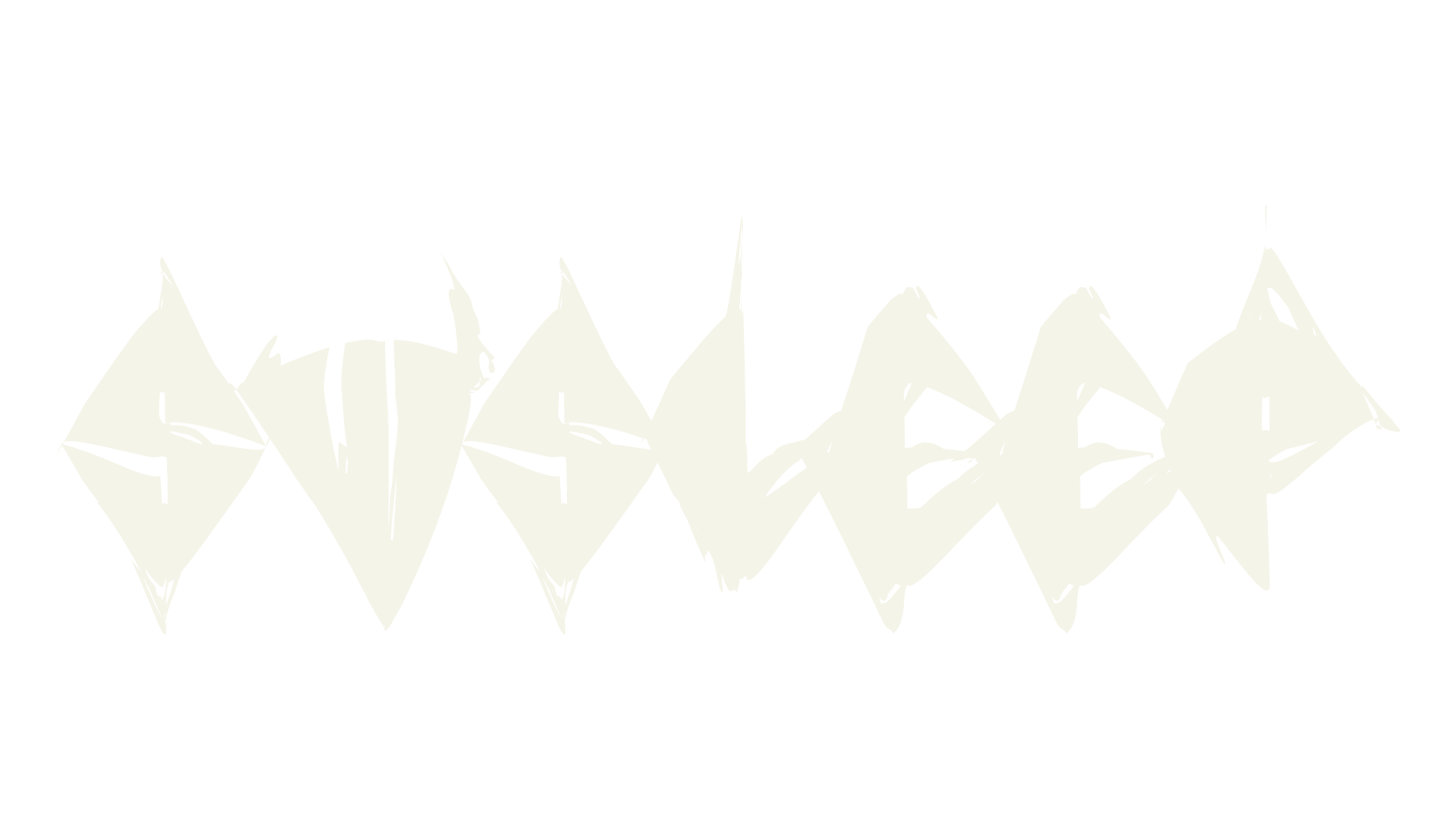 SWSleep, bizarre font preview