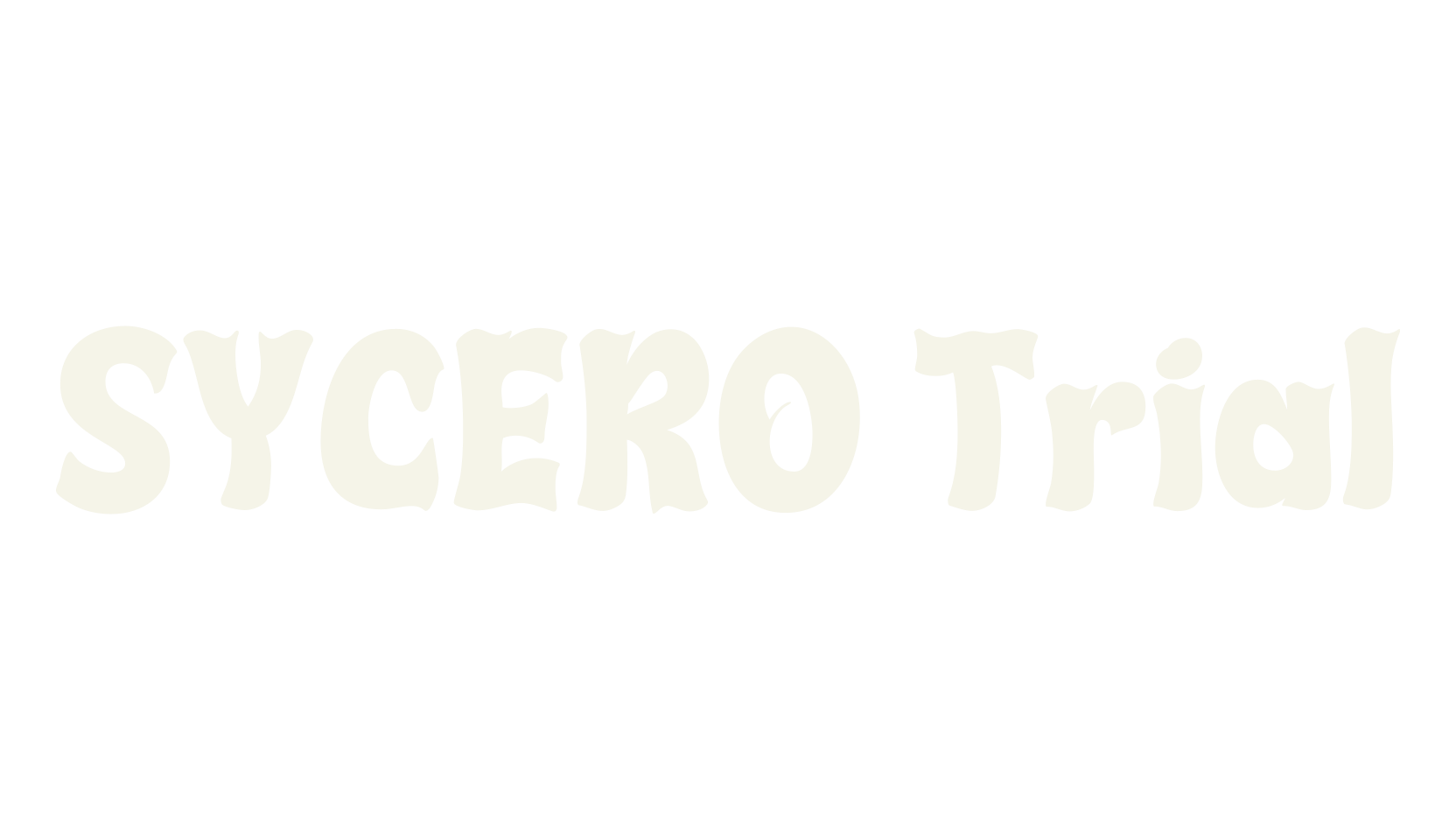 SYCERO Trial, decorative font preview