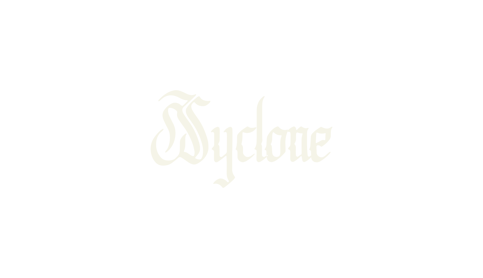 Syclone, tattoo font preview