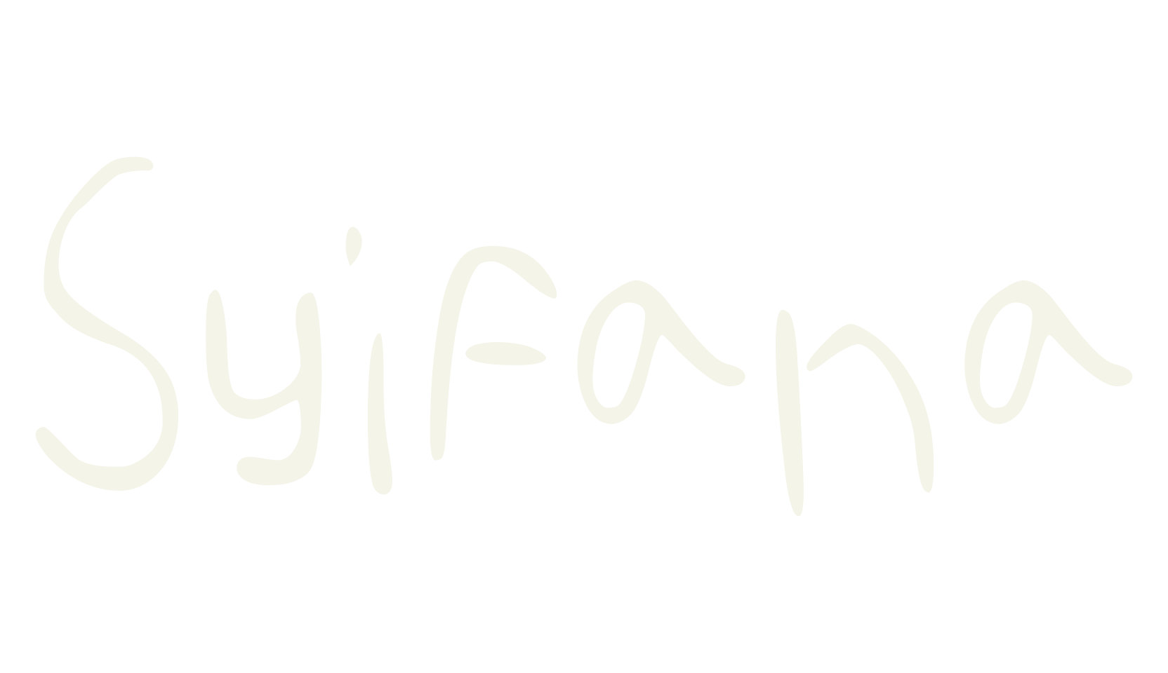 Syifana, handwriting font preview
