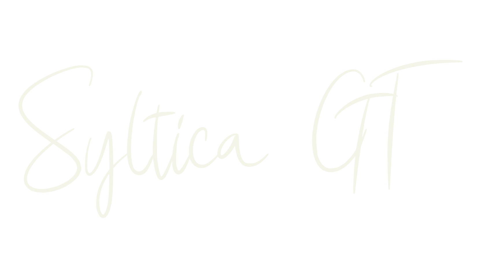 Syltica GT, handwriting font preview