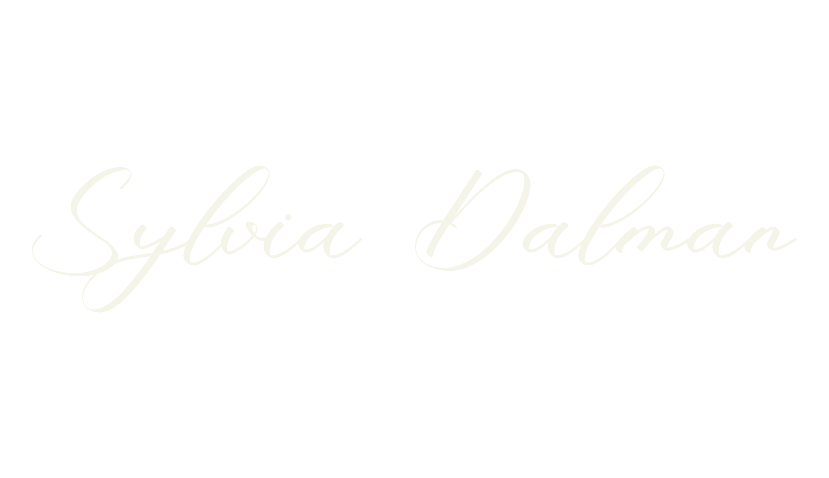 Sylvia Dalman, calligraphy font preview