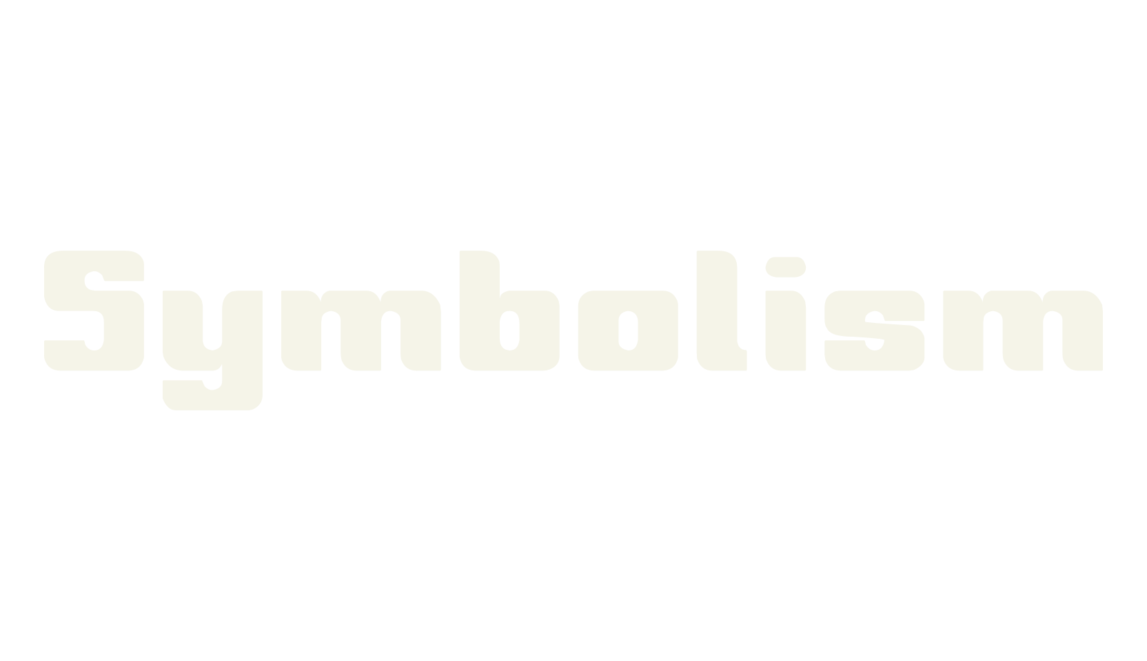 Symbolism, display market font preview