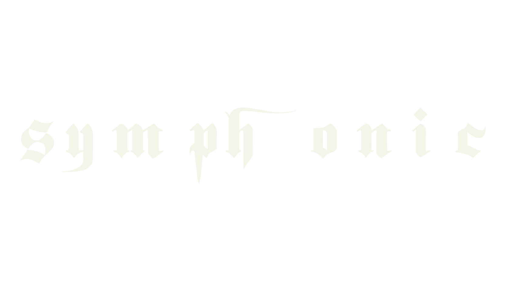 symphonic, fantasy font preview
