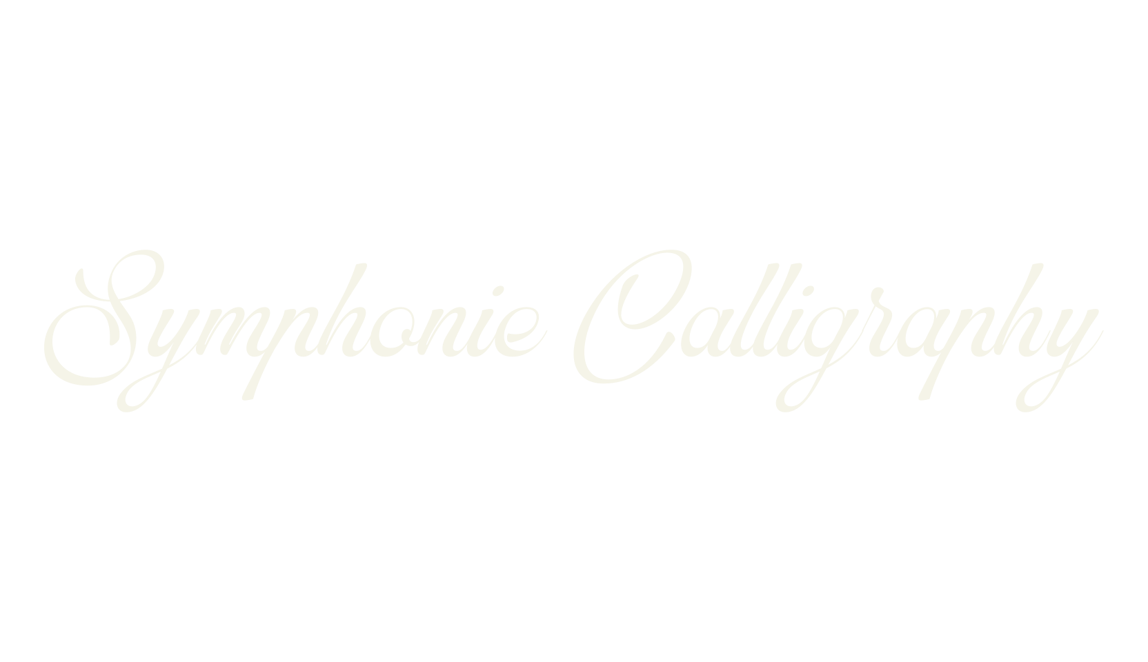Symphonie Calligraphy, calligraphy font preview