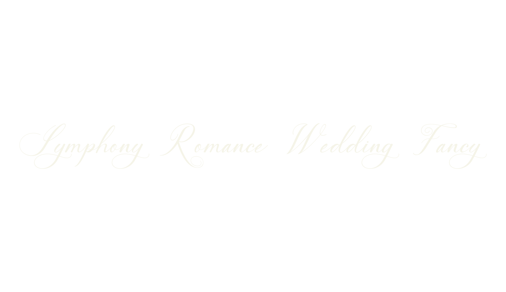 Symphony Romance Wedding Fancy, fashion script font preview