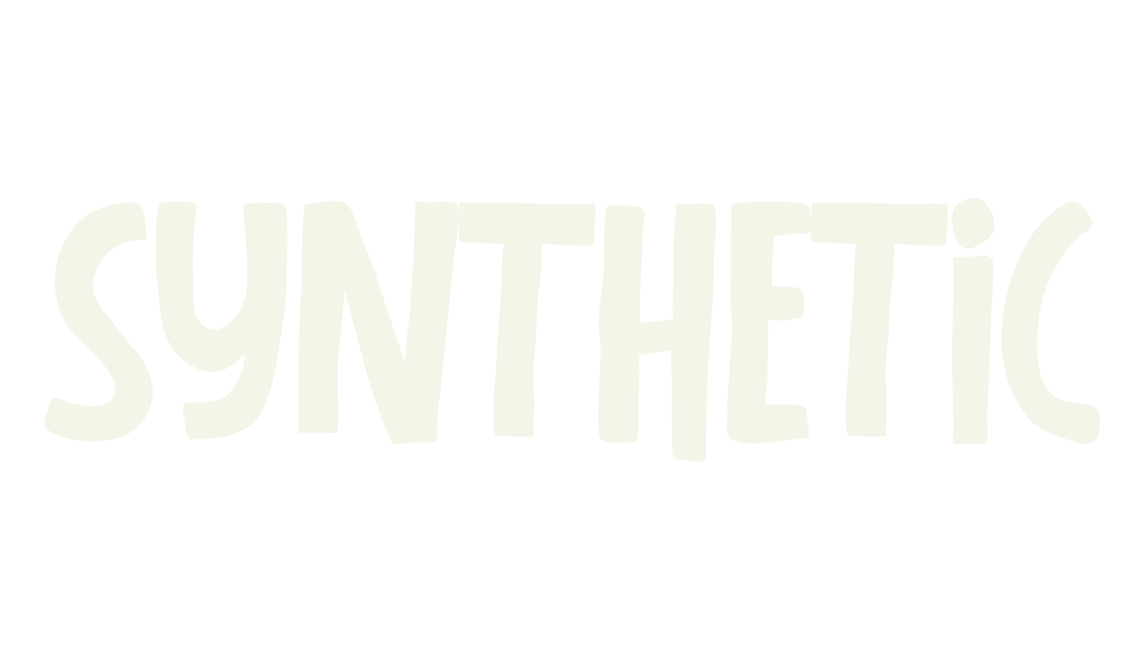 Synthetic, design font preview