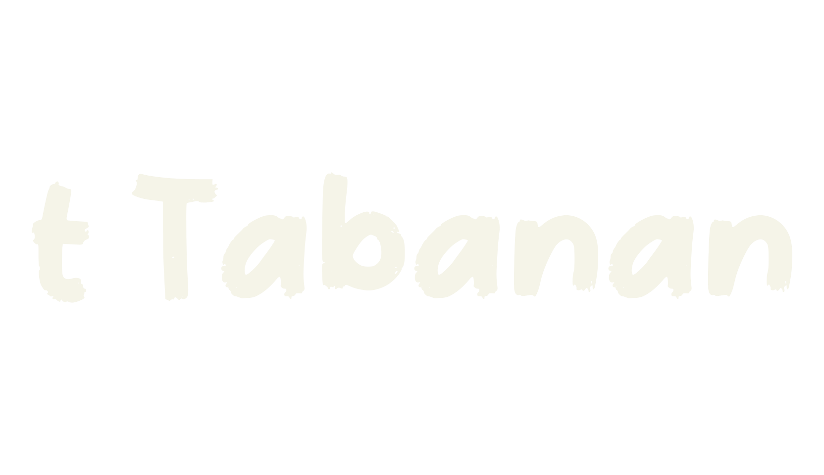 t Tabanan, cool font preview