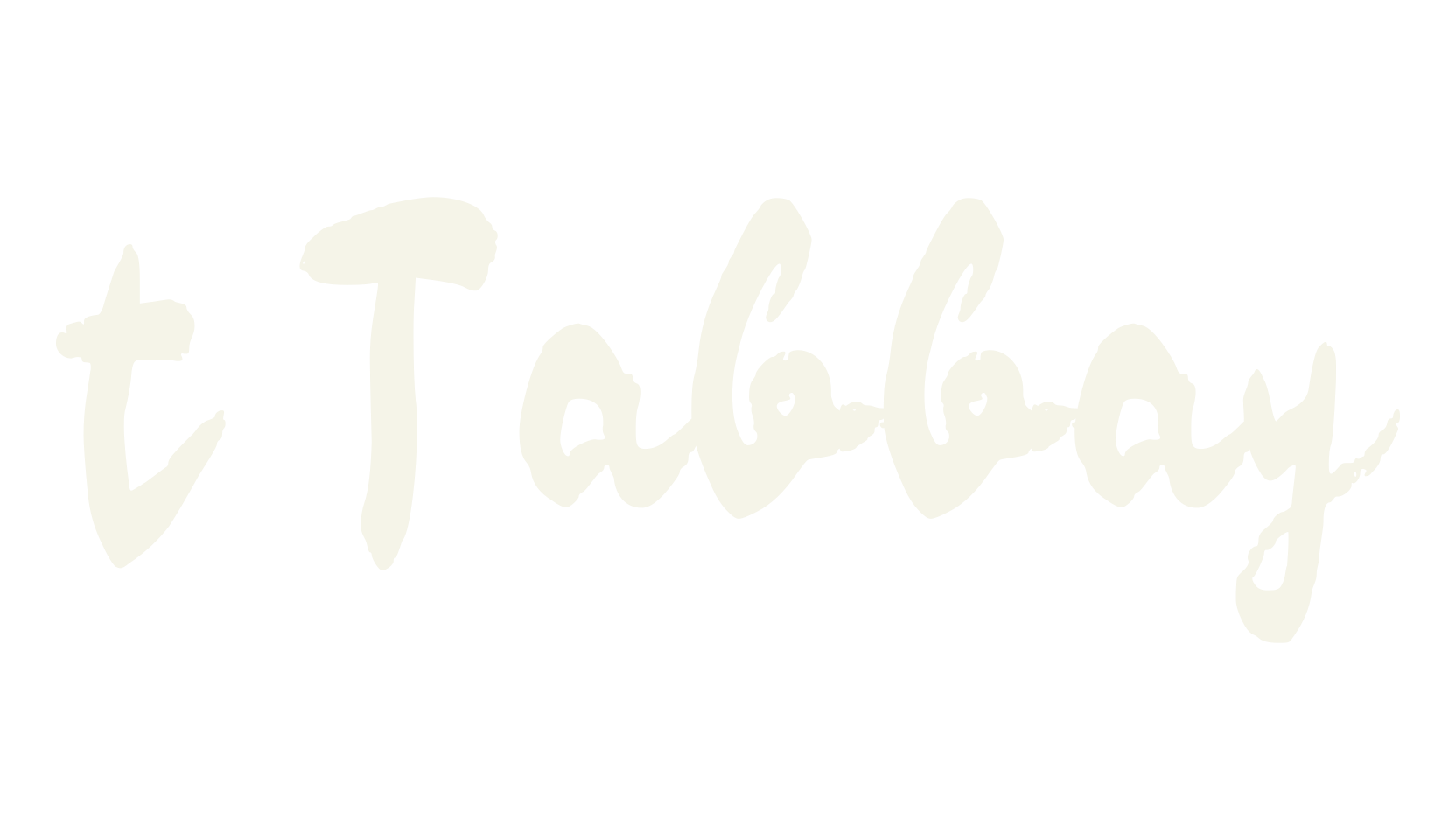 t Tabbay, fashion script font preview