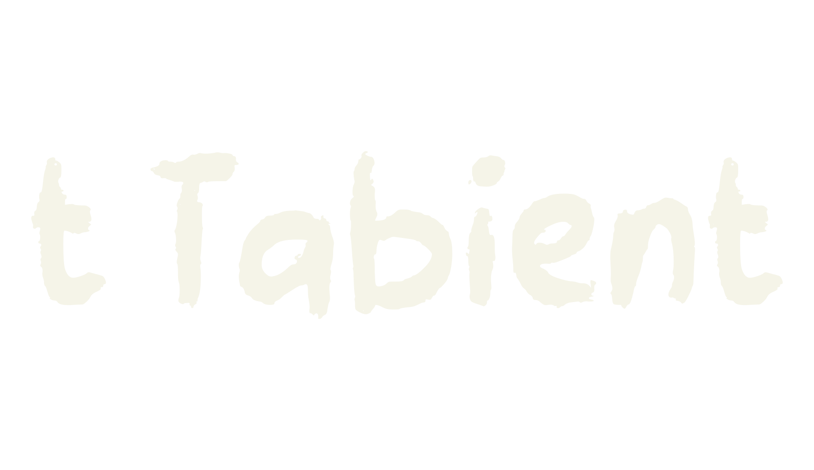 t Tabient, fashion sign font preview