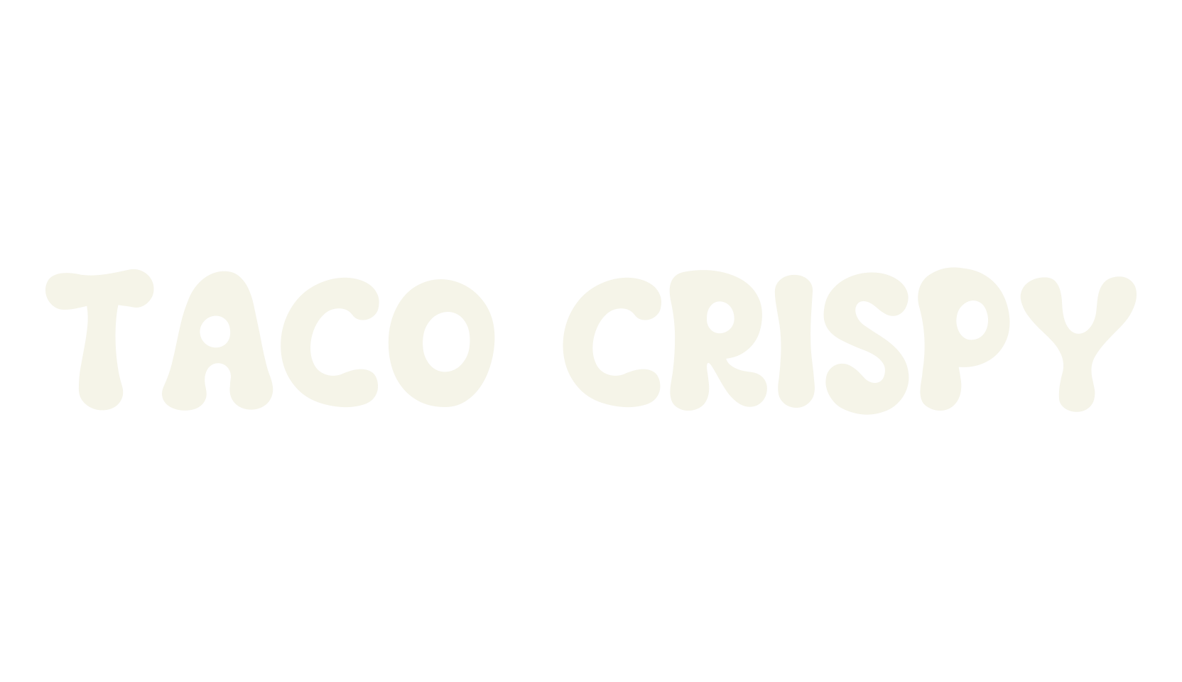 Taco Crispy, display market font preview