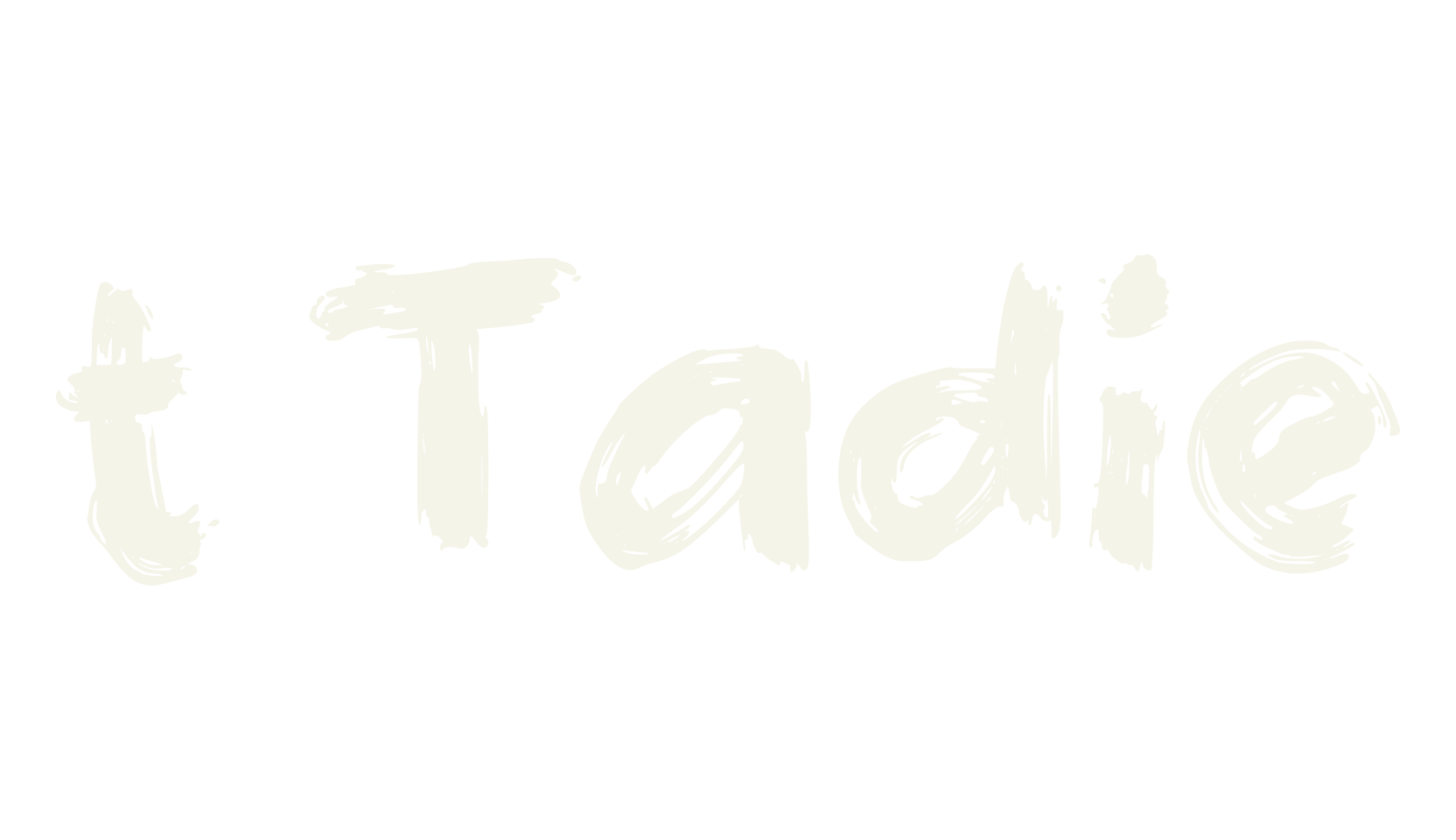 t Tadie, fashion sign font preview