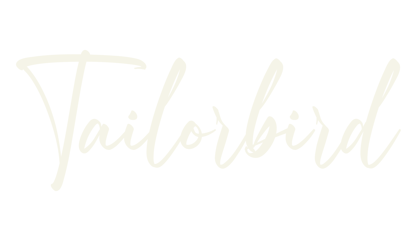 Tailorbird, lettering font preview