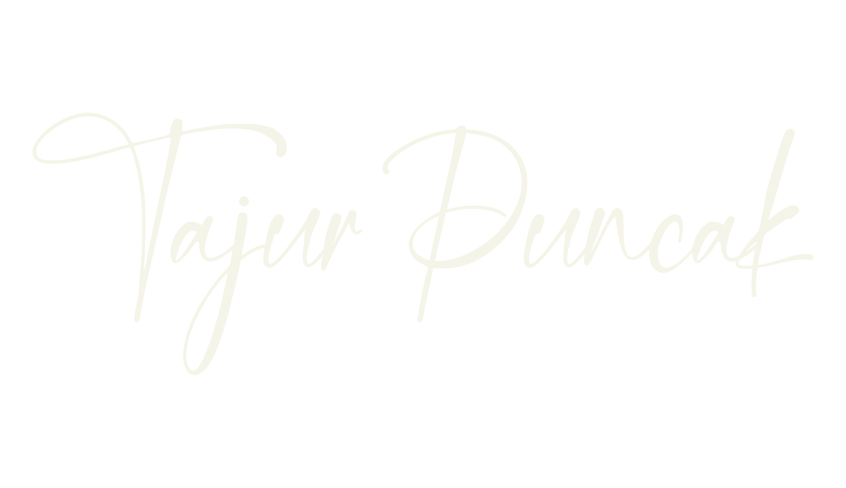 Tajur Puncak, whimsical font preview