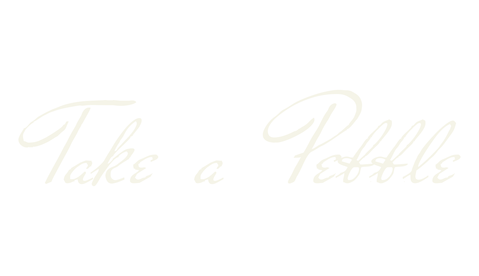 Take a Pebble, fashion script font preview