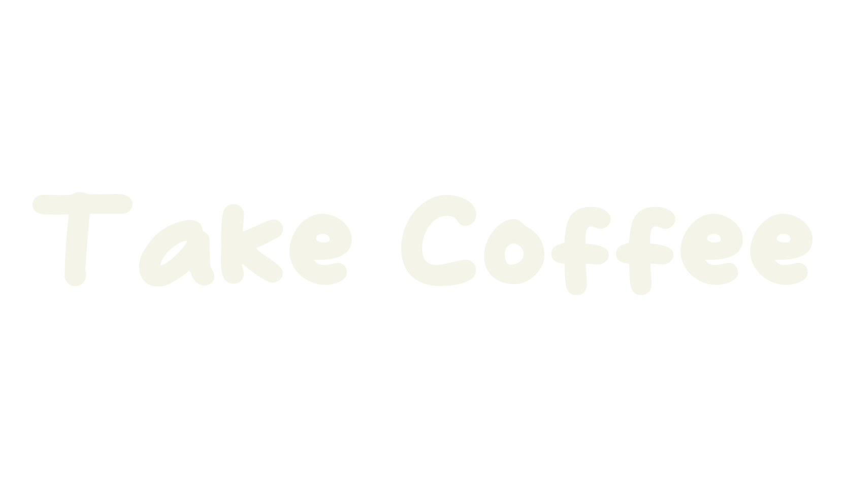 Take Coffee, fashion script font preview