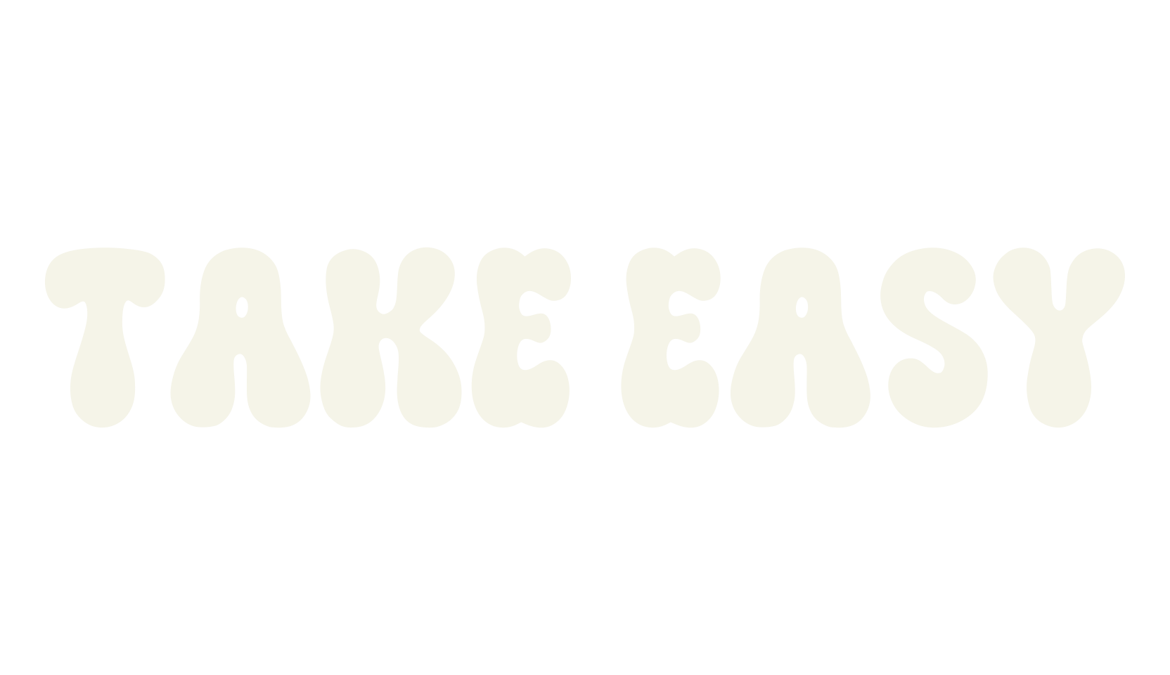 Take Easy, cool font preview