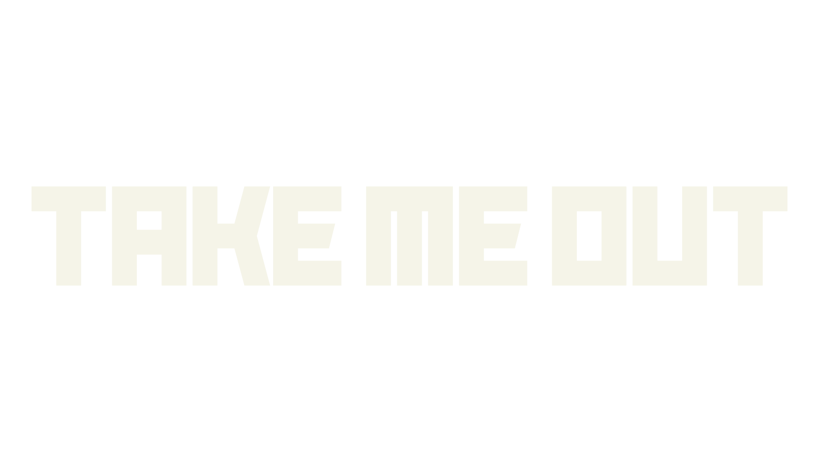 Take Me Out, display market font preview