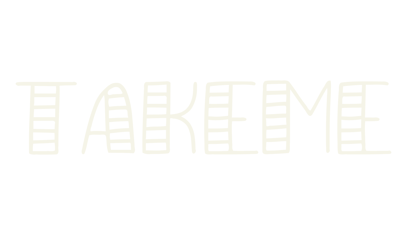 Takeme, fashion script font preview