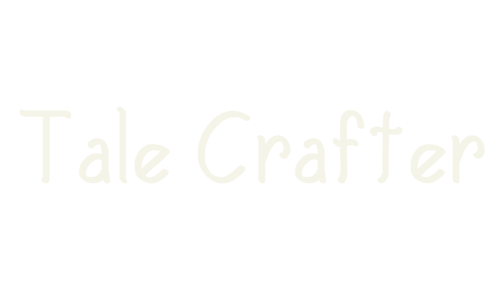 Tale Crafter, marker font preview