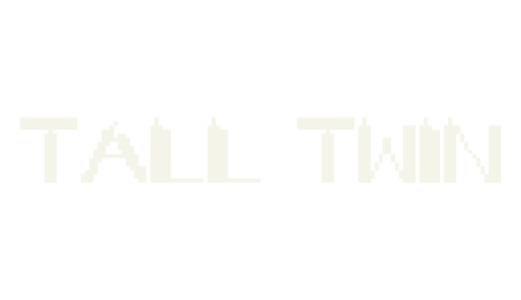 TALL TWIN, sci-fi font preview