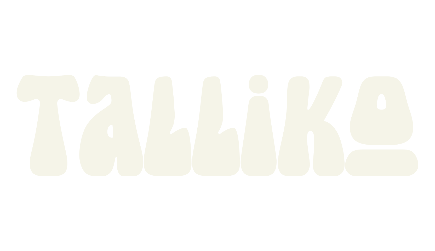 Talliko, logo font preview