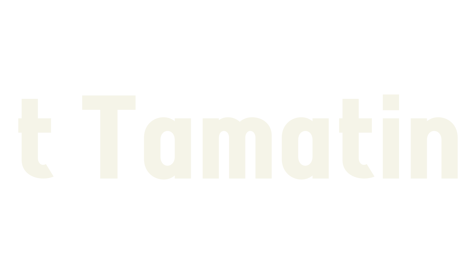 t Tamatin, sans font preview