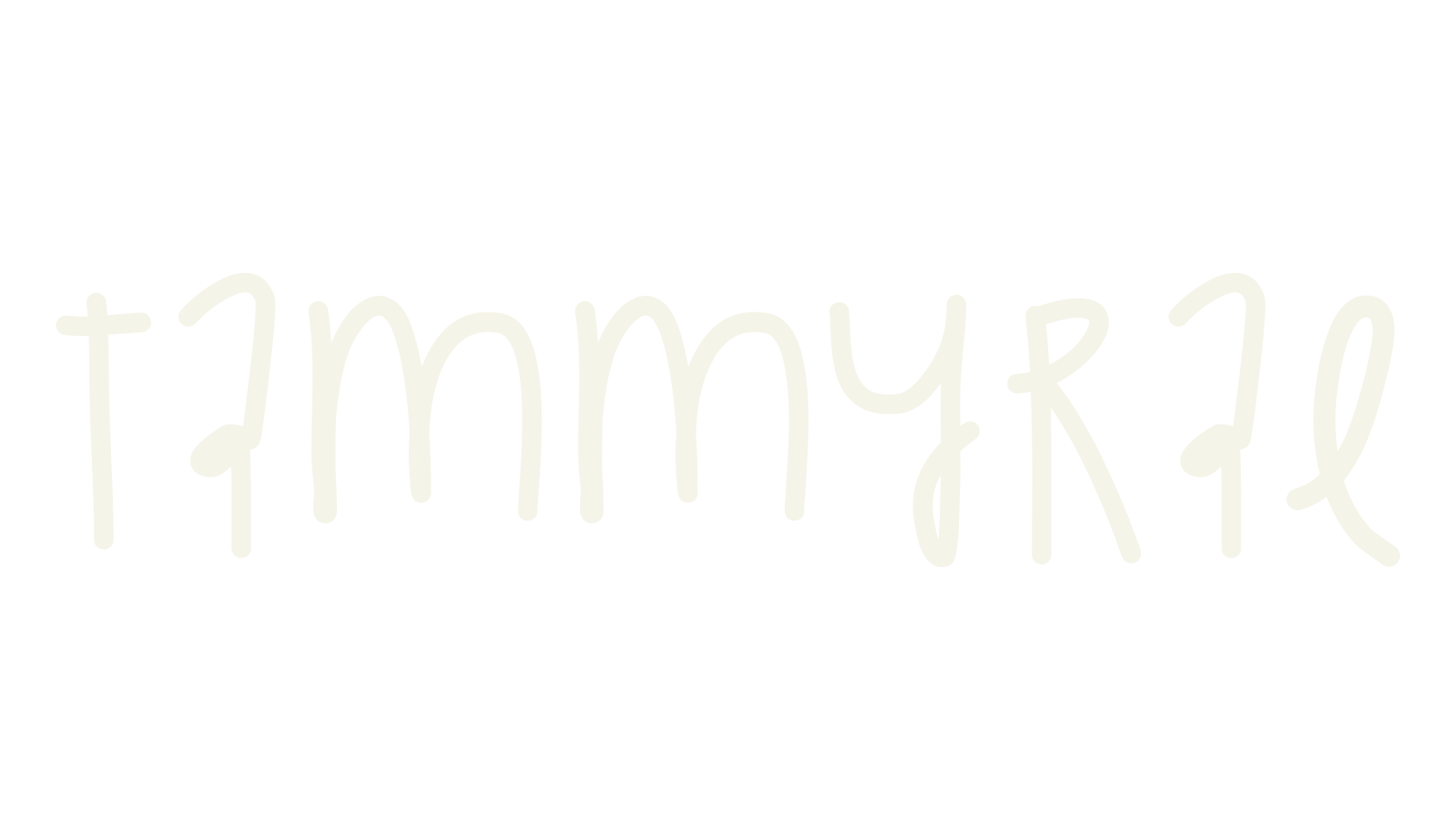TammyRae, handwritten font preview