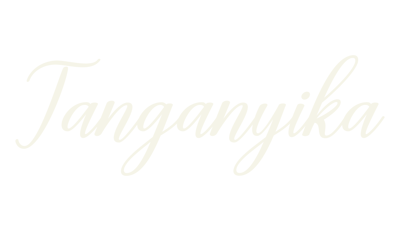 Tanganyika, modern calligraphy font preview