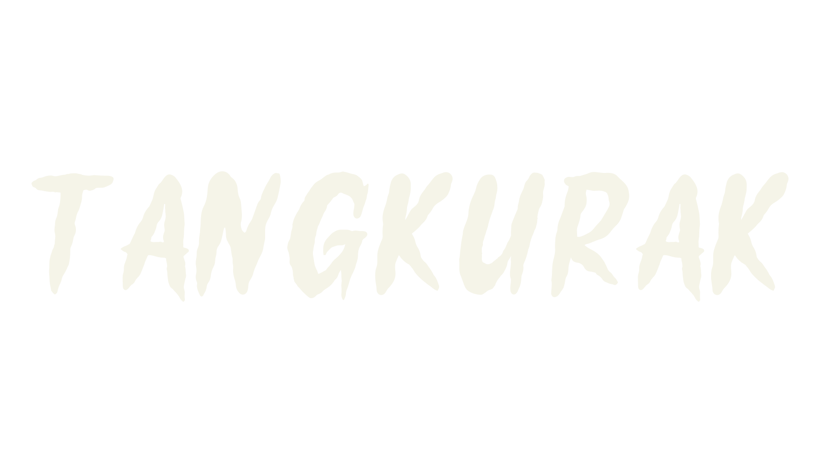 Tangkurak, fancy font preview