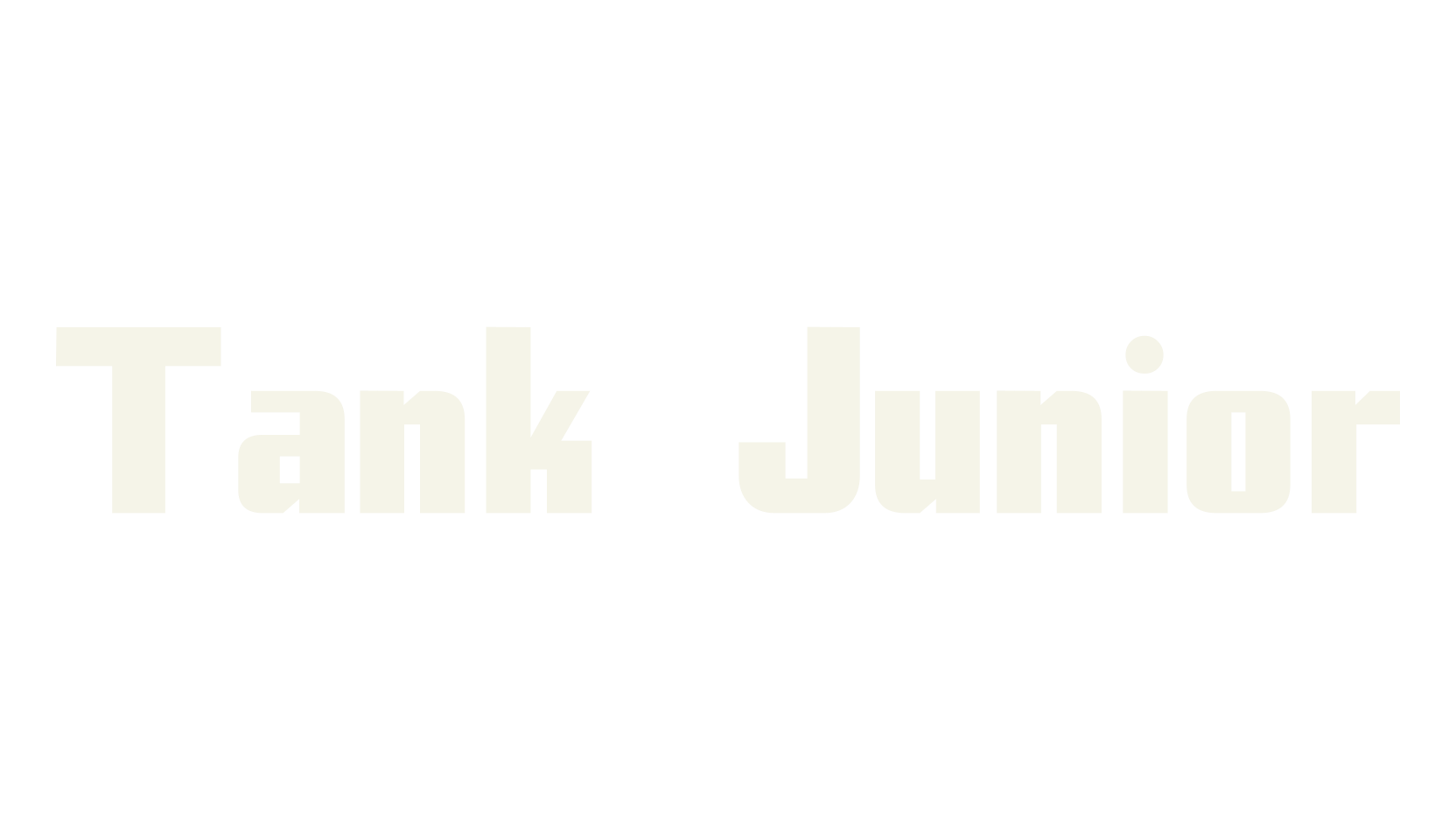 Tank Junior, bold font preview