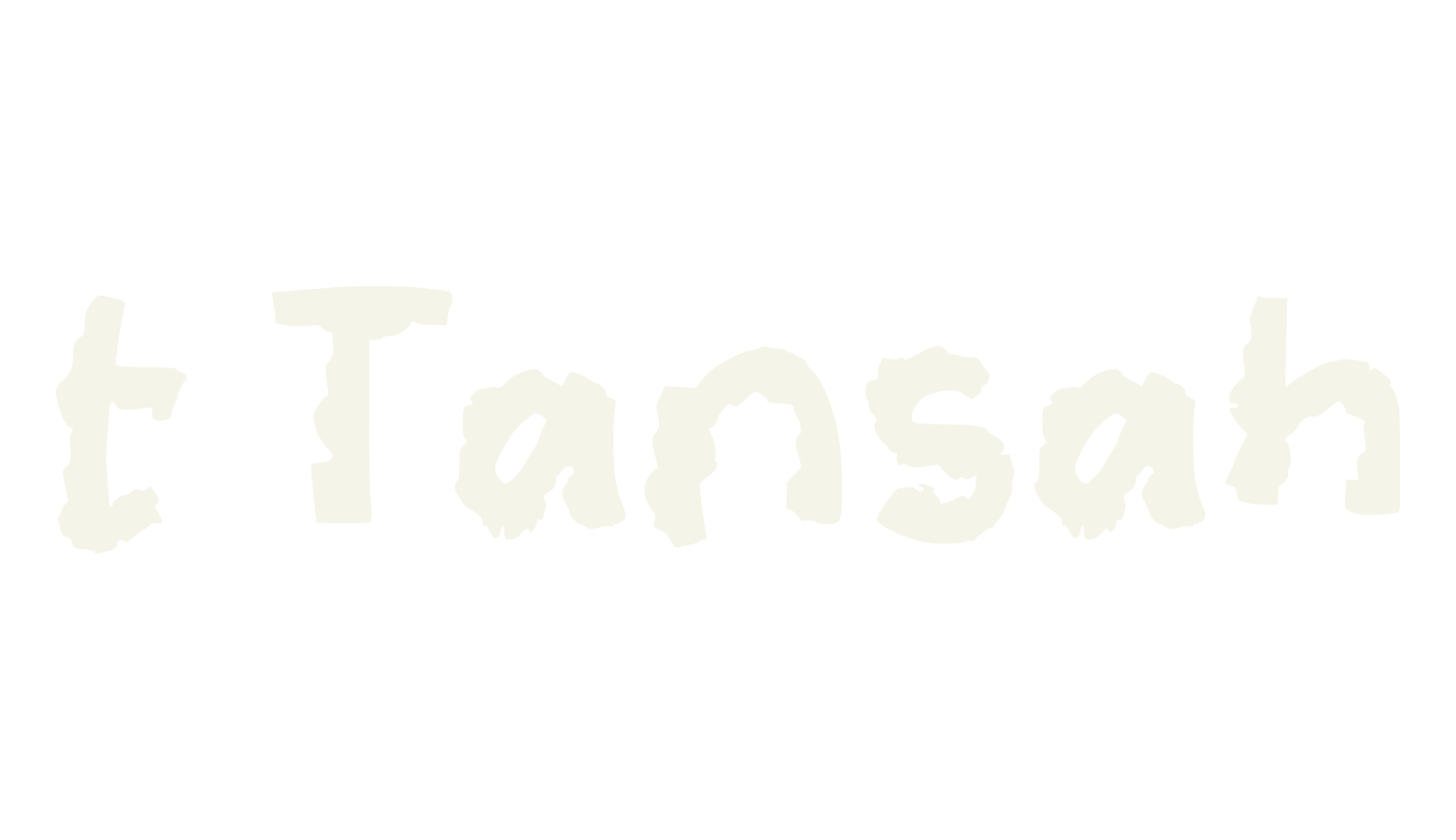 t Tansah, fashion sign font preview