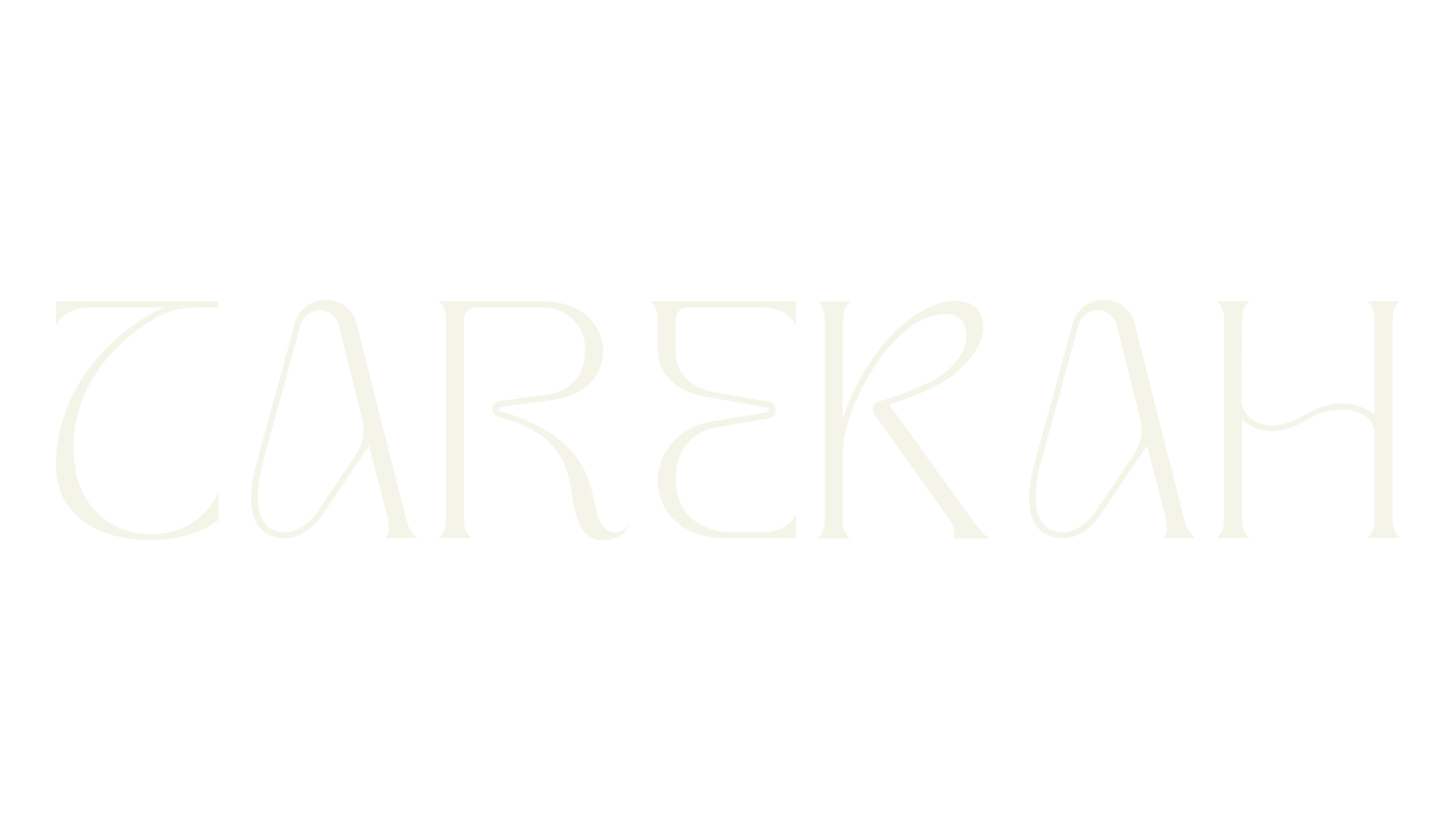 TAREKAH, luxury font preview