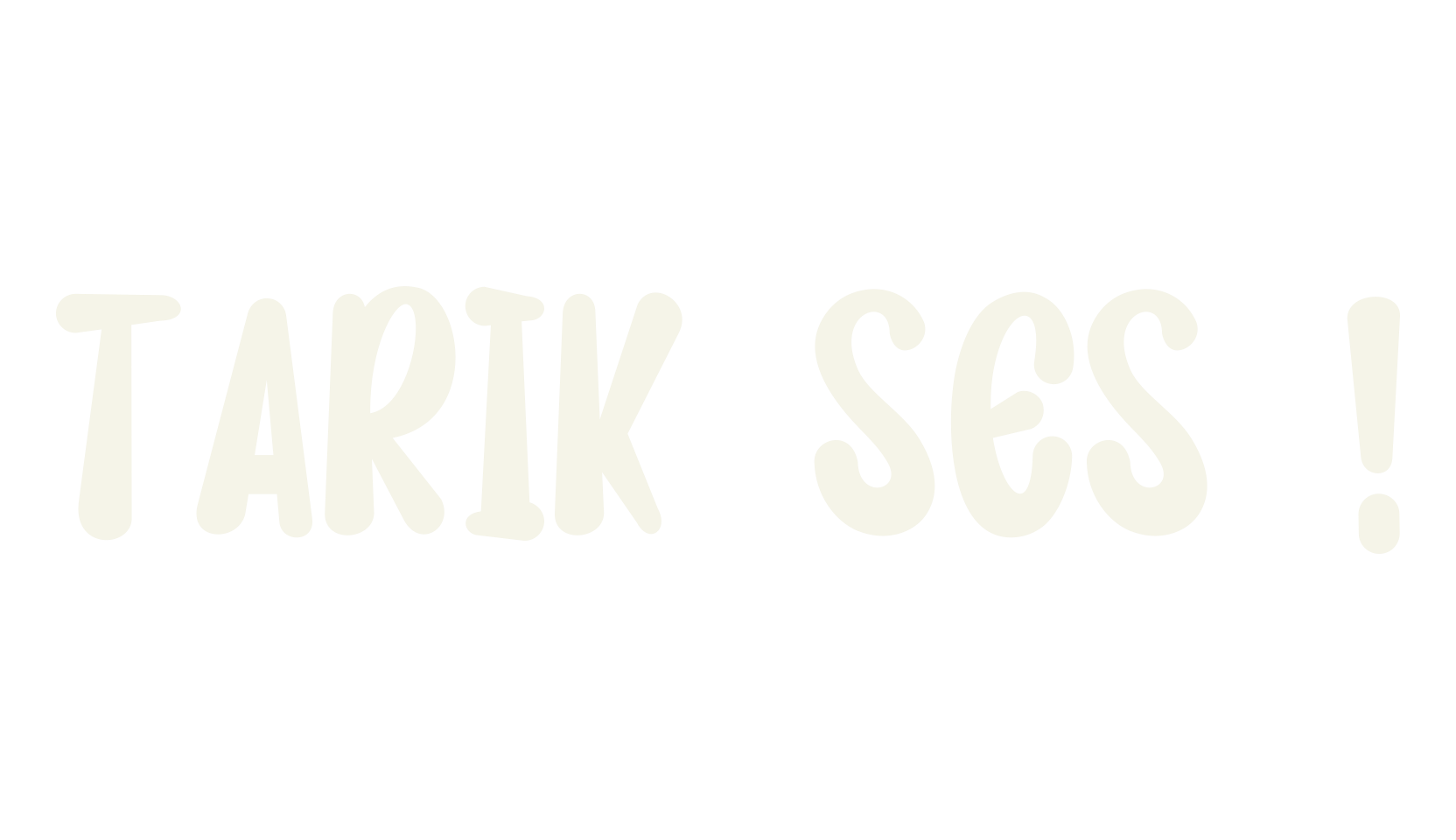 TARIK SES !, children font preview