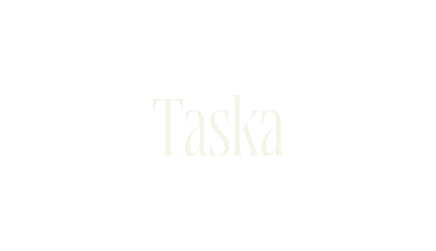 Taska, cool font preview