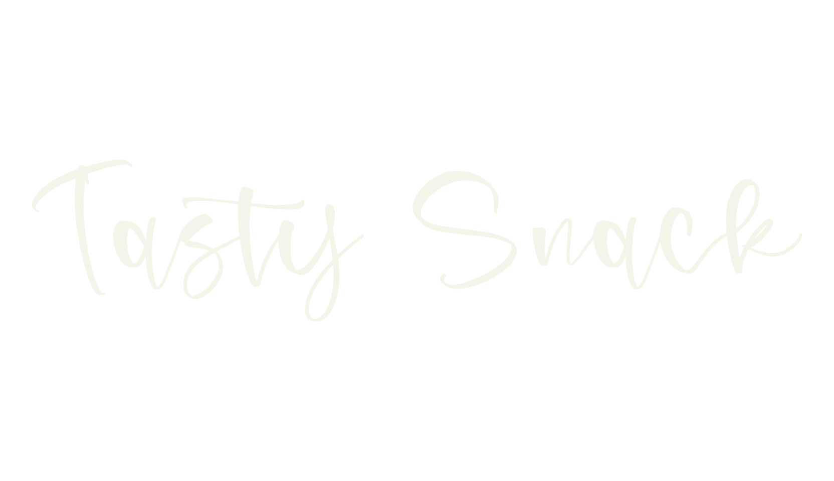 Tasty Snack, lettering font preview