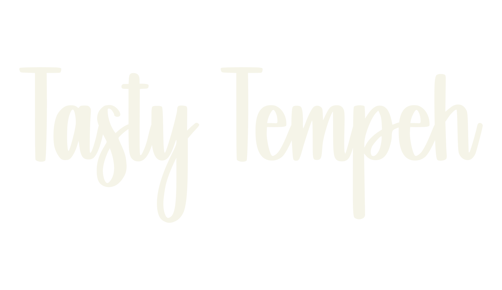 Tasty Tempeh, handwriting font preview