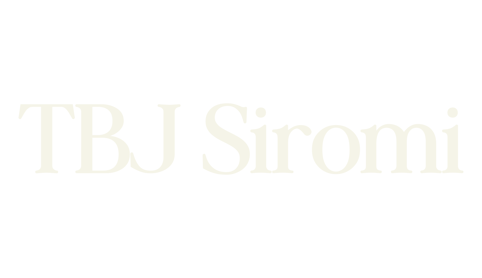 TBJ Siromi, text font preview
