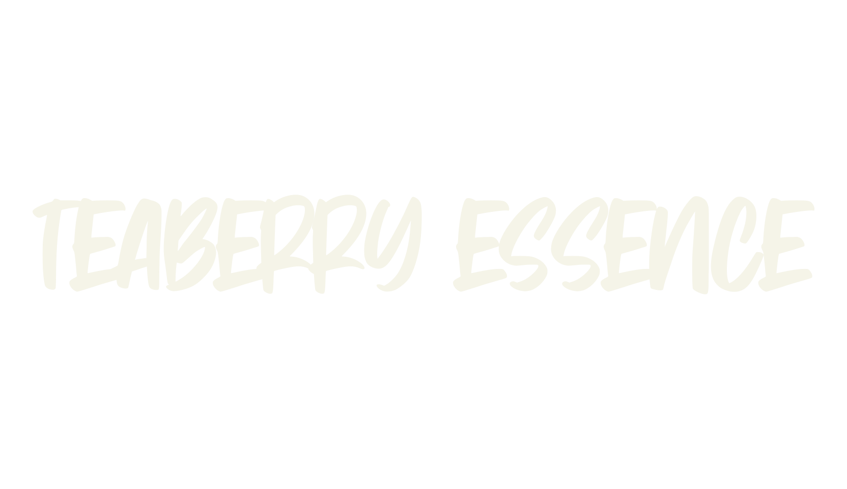 Teaberry Essence, design font preview