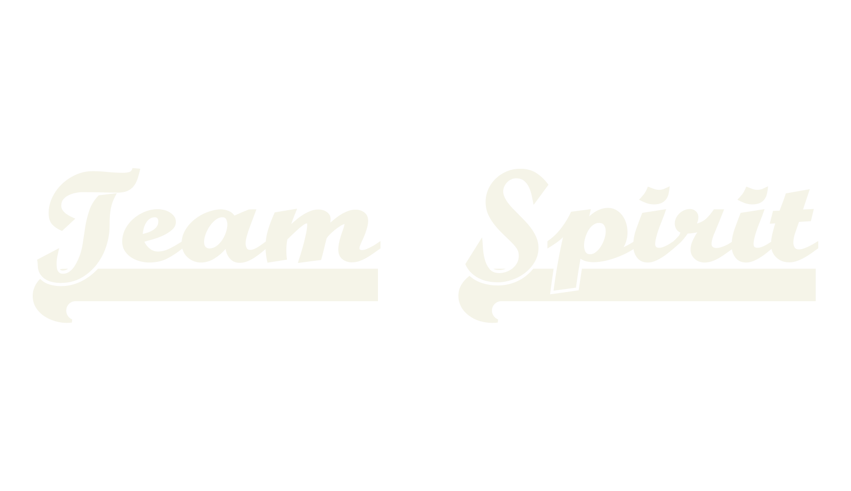 Team Spirit, fashion script font preview