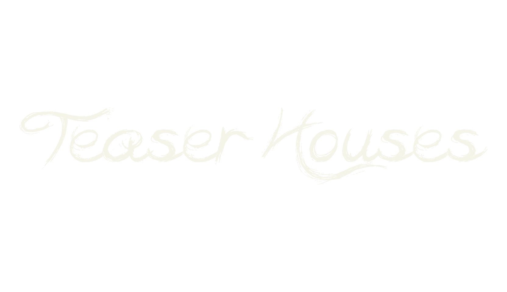 Teaser Houses, handwritten font preview
