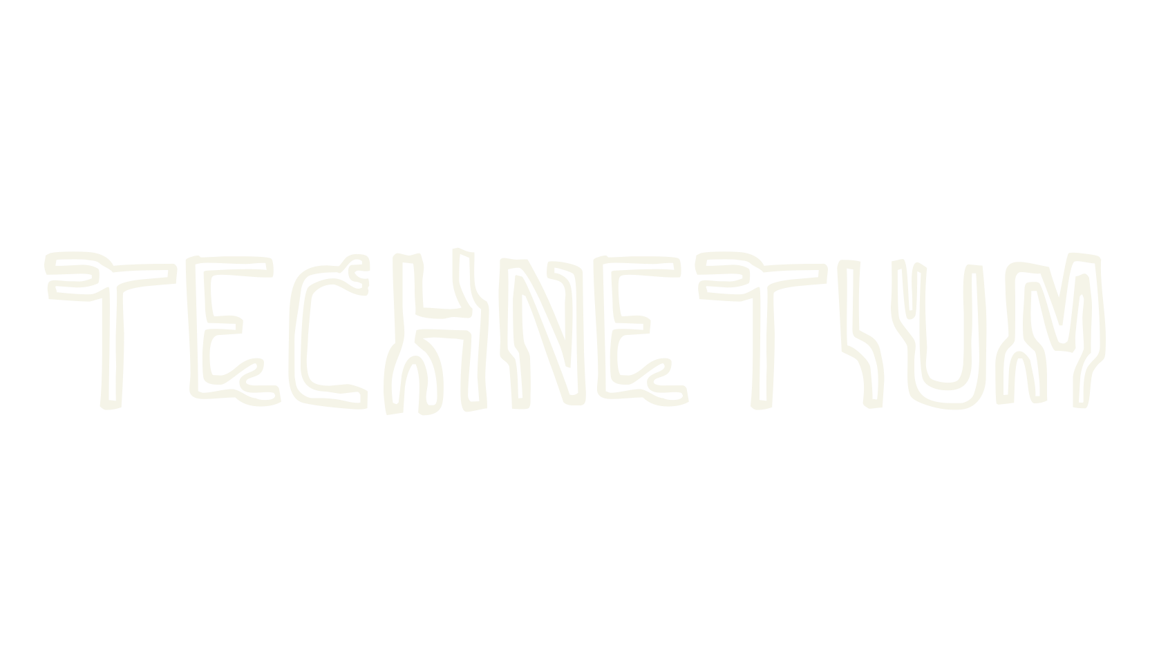 Technetium, sci-fi font preview