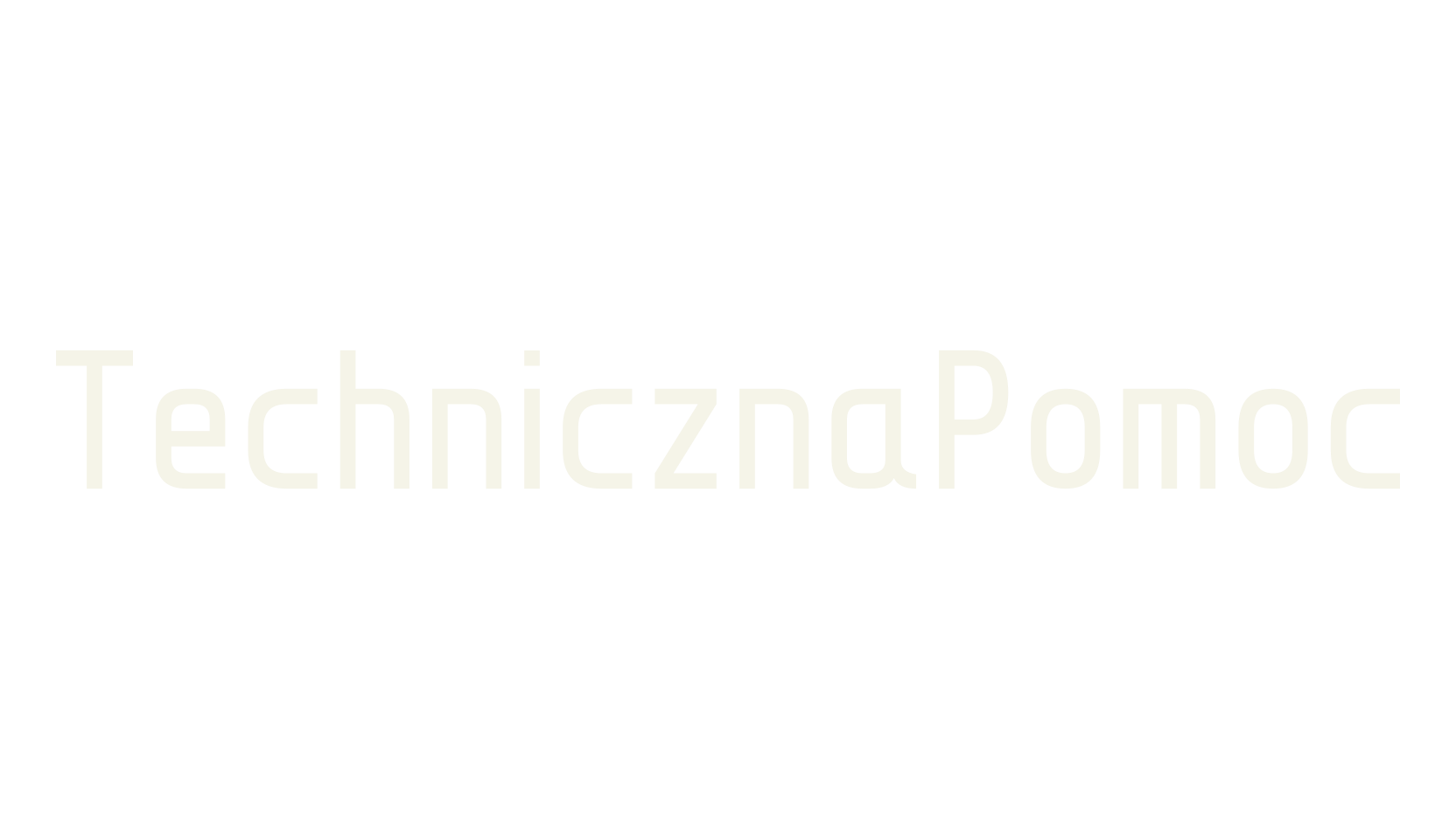 TechnicznaPomoc, basic font preview