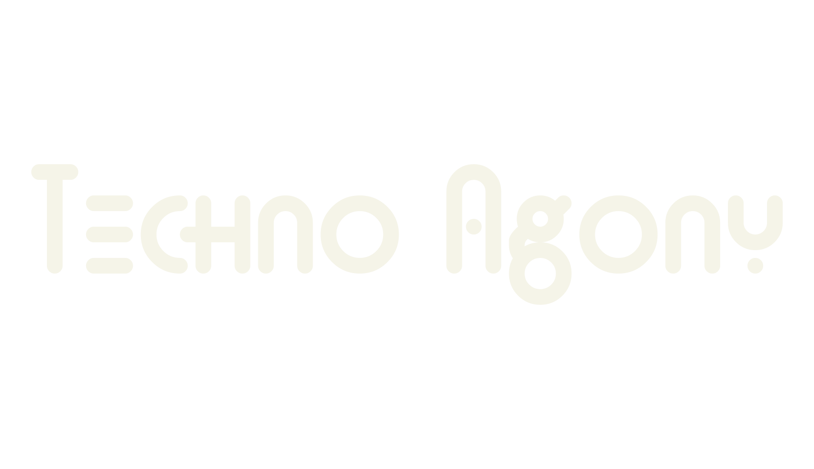 Techno Agony, display market font preview