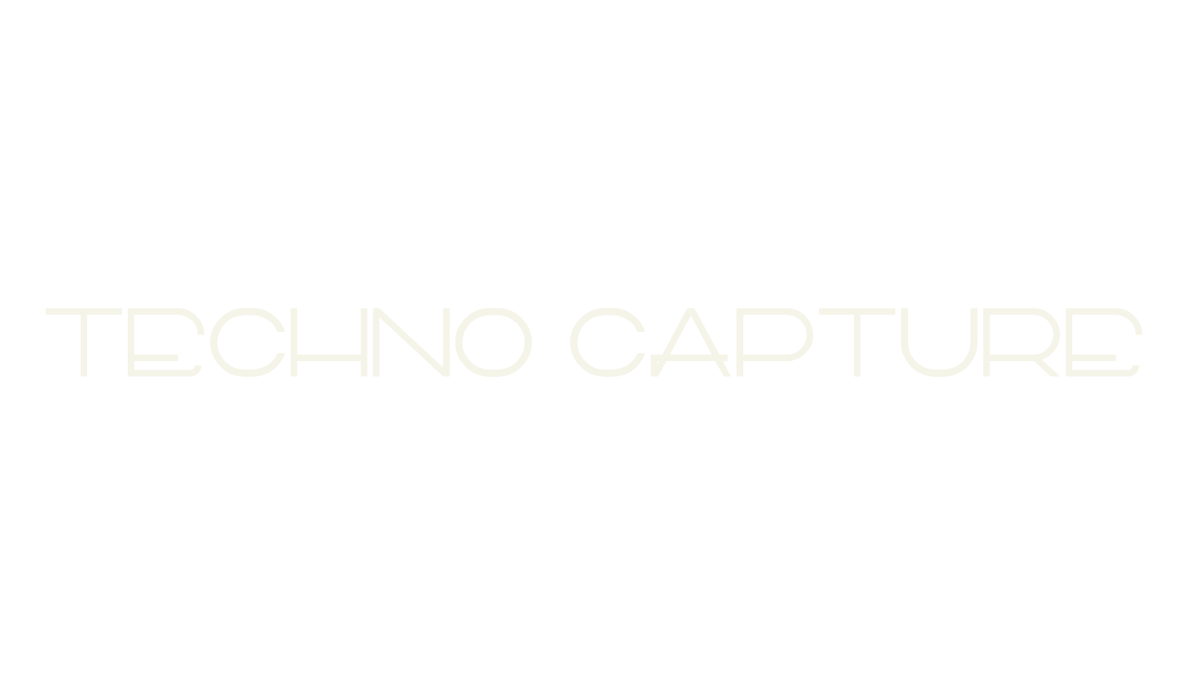 TECHNO CAPTURE, display market font preview